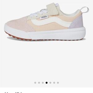 Vans Kids Cream and White Sneakers ultra range 66v